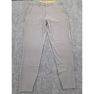 Macade Golf Men's Four Way Stretch Jogger Golf Pants Tan Gray - Slim-Fit - 32R
